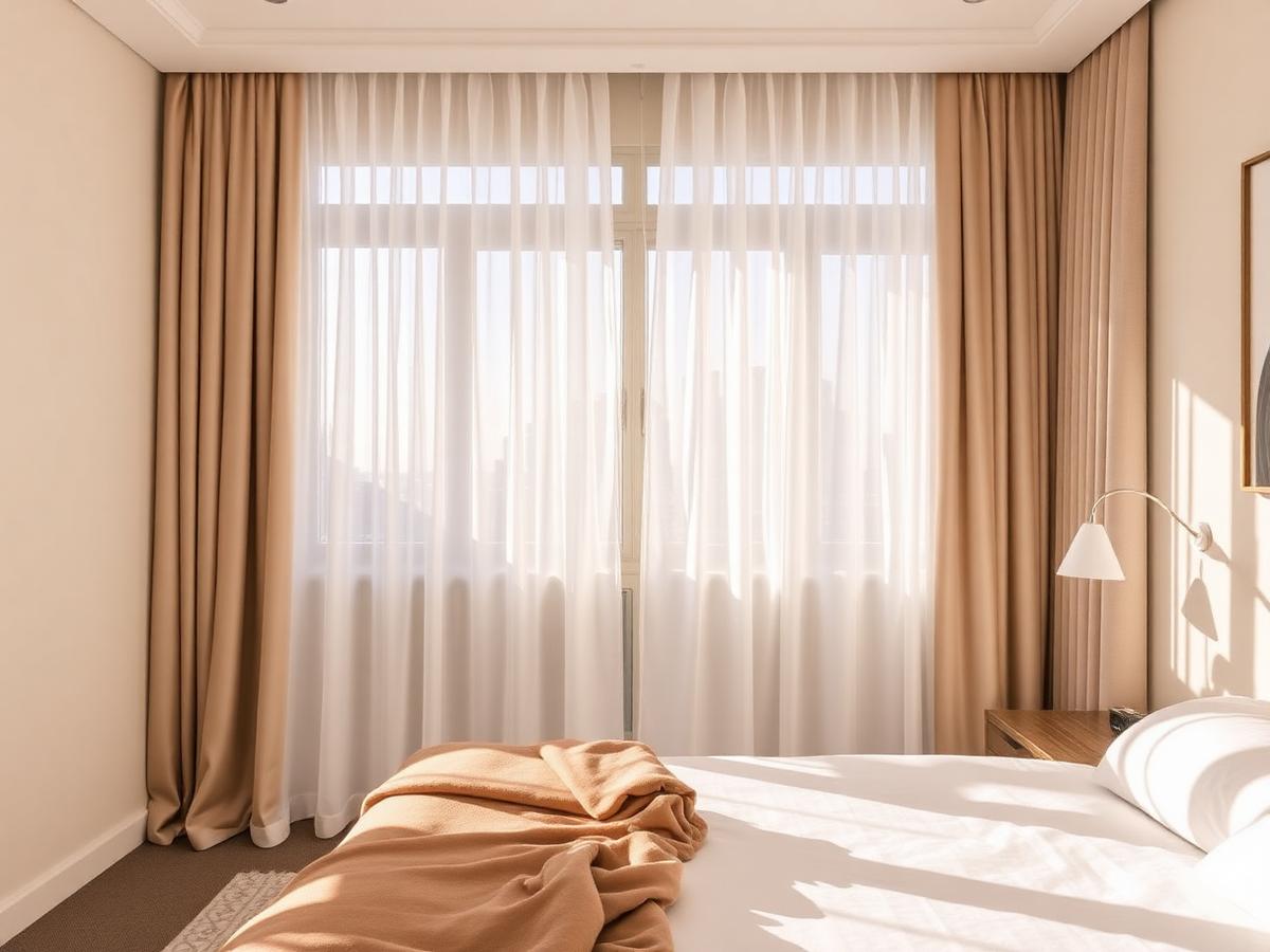 Sheer, S-fold and blockout curtain enquiries — illustrative image